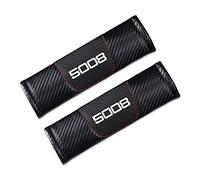 YHRNN 2Pcs Car Seat Belt Pads for Peugeot 5008, Seatbelt Covers Comfortable Soft Car Seat Belt Cover Car Interior Accessories,White