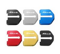 YHRNN 4 Pcs Stainless Steel Car Door Lock Cover, for Ford Focus Latch Protector Anti Corrosion Car Interior Accessories,Carbon