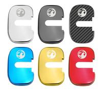 YHRNN 4 Pcs Stainless Steel Car Door Lock Cover, for Vauxhall Insignia Astra VXR Latch Protector Anti Corrosion Car Interior Accessories,Silver