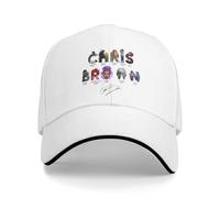 YHRYHYM Classic Baseball Cap Chris Brown Sun Baseball Cap Summer Men Adult Breezy Bowl XX 2025 Tour Design Trucker Hat Adjustable Tennis Skate Baseball Caps Essential for Summer