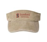 YHRYHYM Classic Baseball Cap Empty Top Stanford University Washed Denim Hat Breathable Caps Caps for Men Fashion Retro Cap Essential for Summer