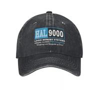 YHRYHYM Classic Baseball Cap HAL-9000 Worn Men Women Baseball Caps 2001: A Space Odysseys Distressed Cotton Caps Hat Vintage Outdoor Summer Snapback Cap Essential for Summer