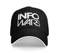 YHRYHYM Classic Baseball Caps Info War Alex Jones Logo Hats Cap Male Cap Man Summer Man Hat Fashion Retro Essential for Summer