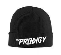 YHRYHYM Classic Knitted Hat The Prodigy White Logo Bonnet Hats English Electronic Dance Music Band Beanie Hats Beanies Winter Street Unisex Cap Essential for Travel