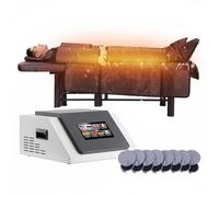 Yhsdfcn 3-in-1 Pressotherapy Heated Air Pressure Massager, EMS and 20 Airbags for Body Slimming and Detox