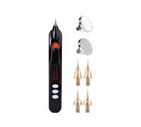 Yhsdfcn Electric Skin Tag Clearing Pen, Portable Beauty Spot Eraser with 9 Intensity Levels & LCD Display, Home Use Skin Correction Wand for Face & Body, USB Rechargeable,Black