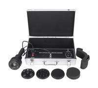 Yhsdfcn Multi-Functional Body Massager with Adjustable Speed - Vibration Sculpting Machine and 5 Heads for Full Body Care,Black