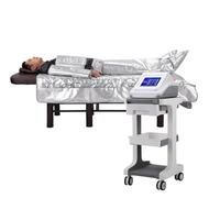 Yhsdfcn Pressotherapy Air Pressure Massager with Heating, 20 Airbags & 4 Modes for Body Slimming, Lymphatic Drainage, Detox and Skin Firming Shaping Machine