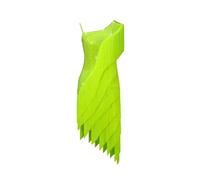 Yhsgscr C,4XS, Women's Latin Dance Dresses Elegant Cha Cha National Standard Skirt Tassel Tango Performance Competition Clothes