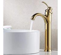 YHSGY Kitchen Taps Gold Finish Solid Brass Bathroom Basin Faucet Single Handle Basin Mixer Banheiro Torneira Bathroom Water Faucet