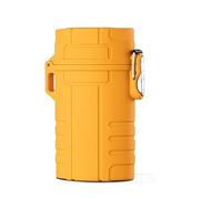 YHSGY Waterproof Cigarette Case with Lighter, Connector Holder, Windproof, Flameless Tungsten Lighter, Outdoor Gadgets, Gifts for Men (Color : D)