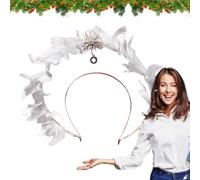 Yhsioaklo Angel Costumes for Women | Fairy Headband Costume or Party Headband Comfortable Cosplay Christmas Halloween
