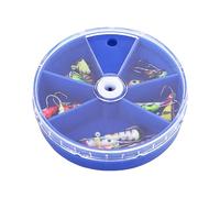 Yhsioaklo Bait Kit | 25 Pieces Bright and Realistic Jig Heads, Baits for Catfish in Freshwater for Kayak, Fly, Lake, River, Boat, Trout, Catfish, Crappie