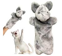 Yhsioaklo Cat Fighting Glove, Soft Plush Glove for Indoor Exercise, Entertainment Game for Mental Stimulation and Indoor Exercise in Cats