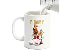 Yhsioaklo Chicken Mug Ceramic Original Drinkware Original Coffee Cups Suitable for Women and Men as well as for Home Work Birthday Party Morning Routine Weekend and Leisure