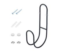 Yhsioaklo Garden Hose Hanger | Metal Space-Saving Hook | Heavy-Duty Outdoor Water Hose Storage for Garage Backyard Fence House Pool Cords Pipe Organization Tool for Yard Home Outdoor Use