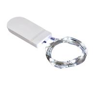 Yhsioaklo LED Light Chain Battery, Small Light Chain with Batteries, 1 m 10 LEDs Light, Warm Copper Wires, Decorative Lighting for Wedding, Indoor, Decoration of the Fe