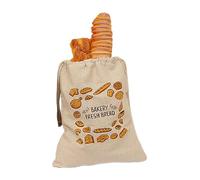 Yhsioaklo Linen Bread Bags for Homemade Loaves - Reusable Storage with Drawstring | Natural Fabric Pouch for Pastries & | Eco-Friendly Food Keeper & Baker Gift Set