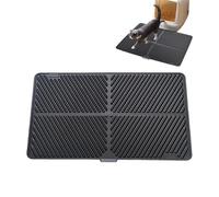 Yhsioaklo Litter Mat - Litter Trapping Rug,Extra Large Foldable Waterproof Floor Mat Indoor Cat Feeding Area Protector for Living Room Home Kitten Supplies