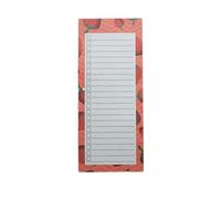 Yhsioaklo Magnetic Shopping List Pad, Tear-Off Shopping List Notepads, MMagnetic List Pad - Fridge Notepad, Meal Planner | Floral Designagnetic Back Memo Notepad for Meal Plans, Filing Cabinet, Locker