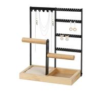 Yhsioaklo Necklace Holder Organizer | Necklace Organizer | 4-Tier Metal Jewelry Organizers and Storage - Jewelry Stand, Room Decoration for