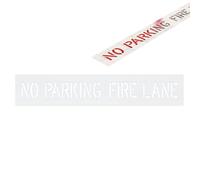 Yhsioaklo No Parking Stencil - Foldable Silicone Clear Marking Tool,Reusable Road Stencil - for Outdoor Warehouse Hospital Driveway Loading Dock Private Road Factory Floor Sports