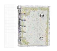 Yhsioaklo Notebook Folder - Waterproof Star Pattern - Folder for Loose Sheets - For Students At School In The Classroom At Home When Travelling Outdoors Indoor