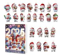 Yhsioaklo Pendant - Christmas 2D Pendant Countdown | 24 Days Collectable Ornament Festival Advent Season for Bedroom Living Room Home Fireplace Window
