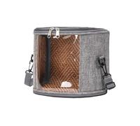 Yhsioaklo Portable Soft Mesh Pet Carrier | Animal Carrier with Clear Visor - for Ferrets, Hamsters, Birds, Reptiles, Rabbits, Puppies and