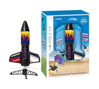 Yhsioaklo Rocket Launch Toy Kit - Kids Projectile with Parachute | Science Learning Sports Game Activity | Rocket Launch Toy with Parachute for Parent-Child Interaction Students Outdoor Fun