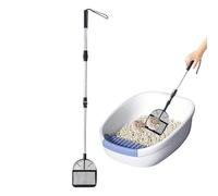 Yhsioaklo Sand Shovel for Chicken Coop - Heavy Duty Extendable Adjustable Cat Shovel | Animal Waste Pickup for Poultry Keeping Pasture Home Outdoor Ducks