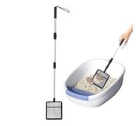 Yhsioaklo Sand Shovel for Chicken Coop, Robust Adjustable Cat Litter Scoop, Animal Waste Pickup for Poultry Keeping, Pasture, Home, Outdoor, Ducks