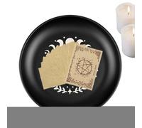 Yhsioaklo Scrying Bowl - Prayer Offering Ritual Bowl,Vintage Religious Holder Plate for Ceremony Decoration Praying Tradition Symbolism Meditation Manifestation Worship