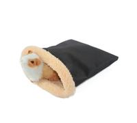 Yhsioaklo Small Animal Sleeping Nest - Cozy Cotton Bedding, Warm Nesting Bag | Winter for Hamsters, Hedgehogs, Guinea Pigs, Comfy Pet Cushion, Design, Travel Use, Secure Spot for Rest, Super Soft