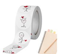Yhsioaklo Sticker Roll for Kids - Cartoon Reward | 500pcs Cute Game Prize, Envelope Seals, Decorative Decal for Wall and Card, Teacher Classroom Supplies, Motivation Encouragement