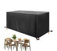 Yhsioaklo Table Covers for Outdoor Use, Square Rectangular Table Protector, Garden Table Dust Covers, Waterproof for Outdoor Use, for Hotel, Apartment, Beach House, Urban Balcony