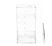 Yhsioaklo The Terrarium for Spiders - The Transparent and Breathable Habitat, Bowl for Bearded Geckos and Dragons - Suitable for Mantis, Frogs, Geckos, Lizards, Hermit Crab and Amphibians