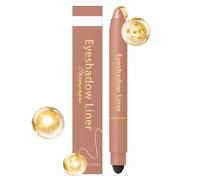Yhsioaklo Thin Eyeline | Smooth Eye Makeup Pen 2-in-1 - Smudge-proof Eyeline for Women Wife Party Social Commuting Carnival Prom Cosplay Concert Travel Stage Daily Costume