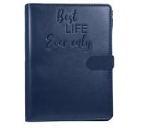 Yhsioaklo Tract Holder Organizer - Multi Functional Bible Study Wallet, Leather Binder Magnetic Booklet Bag for Ministry, Portable Field Service Storage for Preachers Travel