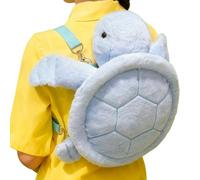 Yhsioaklo Turtle Shaped Backpack for Girls | Plush Backpack - School Bag with Personality - for Game Family Travel Daily Use Outdoor Festival Birthday School, blue, riferimento alla descrizione