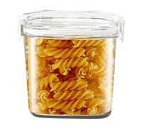 Yhsioaklo UPUMFOOD BOX - CUSHION PROPERTIES, Dry Keeper | Plastic Jar, BPA Free, Pasta Vault, Snap Lid Organizer, Safe Freezer Container, S