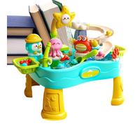 Yhsioaklo Water Activity Table | Electric Colorful Portable Adjustable