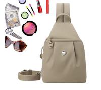 Yhsioaklo Women's Convertible Backpack, Multi-Compartment Backpack, Versatile for Work Travel, Safety for Sports Aircraft Festivals, Daily Leisure Festivals, khaki, Siehe Beschreibung