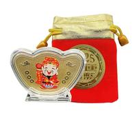 Yhsioaklo Year of the Snake Coin, God of Wealth Coin | Commemorative God of Wealth Lucky Coin - Round Lucky Coin, Coin Collection