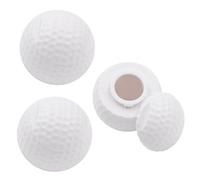 YHSKJCD 3Pcs 1.5oz Golf Ball Shot Glasses, Ball Shaped Shot Glass with Lid, Unique and Funny Juice Drinking Golf Party Cups, Novelty Gift for Golf-Themed Parties, Tailgates and Home Bar Use