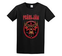 YHSLKYE Pearl Albums Jam Fargo Poster Mens T-Shirt Graphic Printed Black Tee M