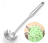 YHSWIN Spaghetti Spoon Stainless Steel, 35cm Spaghetti Server Pasta Server Spoon, Easy and Convenient to Pick up The Pasta, Remove Excess Water Quickly