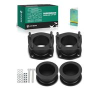 YHTAUTO 3 inch Front and 3 inch Rear Leveling Lift Kit Compatible with 2005-2010 Jeep Grand Cherokee WK, 2006-2010 Commander XK, Lift Spacers Suspension Leveling Lift Kit w/Hardware Kit Set of 4