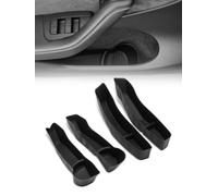 YHTAUTO 4 Pcs Door Side Storage Box Fit for Tesla Model Y 2020 2021 2022 2023 2024, TPE Car Door Organizer Tray Handle Protector Anti-slip for Front Rear Door - Black