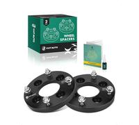 YHTAUTO 4x110 to 4x137mm Wheel Adapters 3/4 inch Fits Bombardier, Can-Am, Honda Models, Foreman, Rancher, Tire Adapters w/ M10x1.25 & 12.9 Grade Studs, 74mm Center Bore 4 Lug 2PCS Blacks